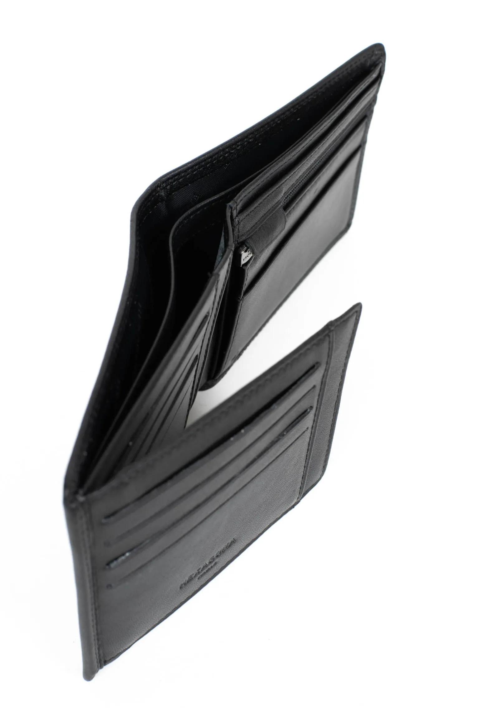 Portefeuille italien - 2 volets - Stop RFID - Cuir