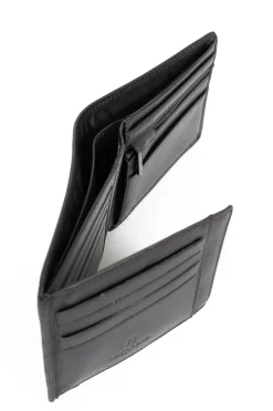 Portefeuille italien - 2 volets - Stop RFID - Cuir