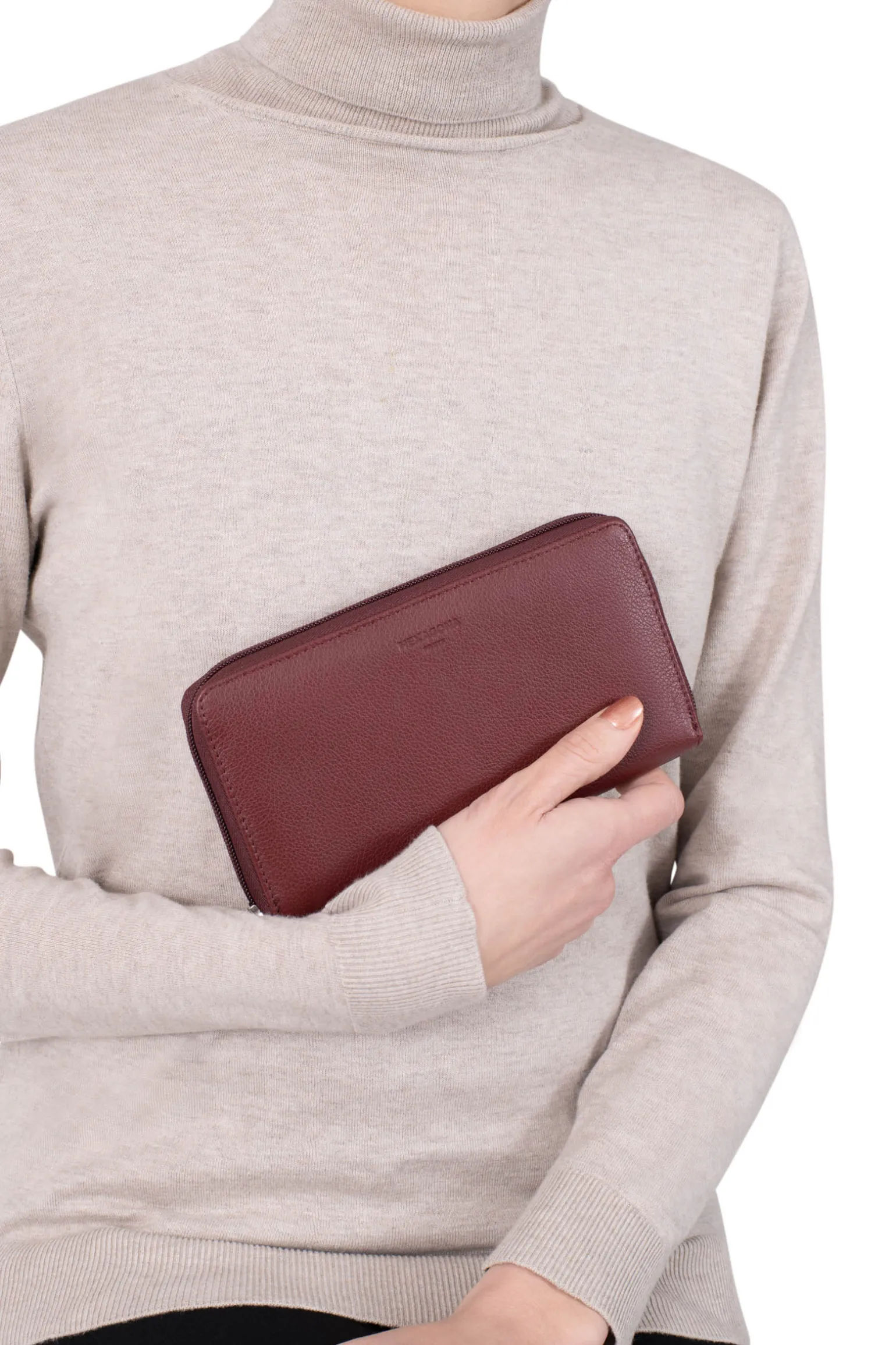 Portefeuille long - Cuir
