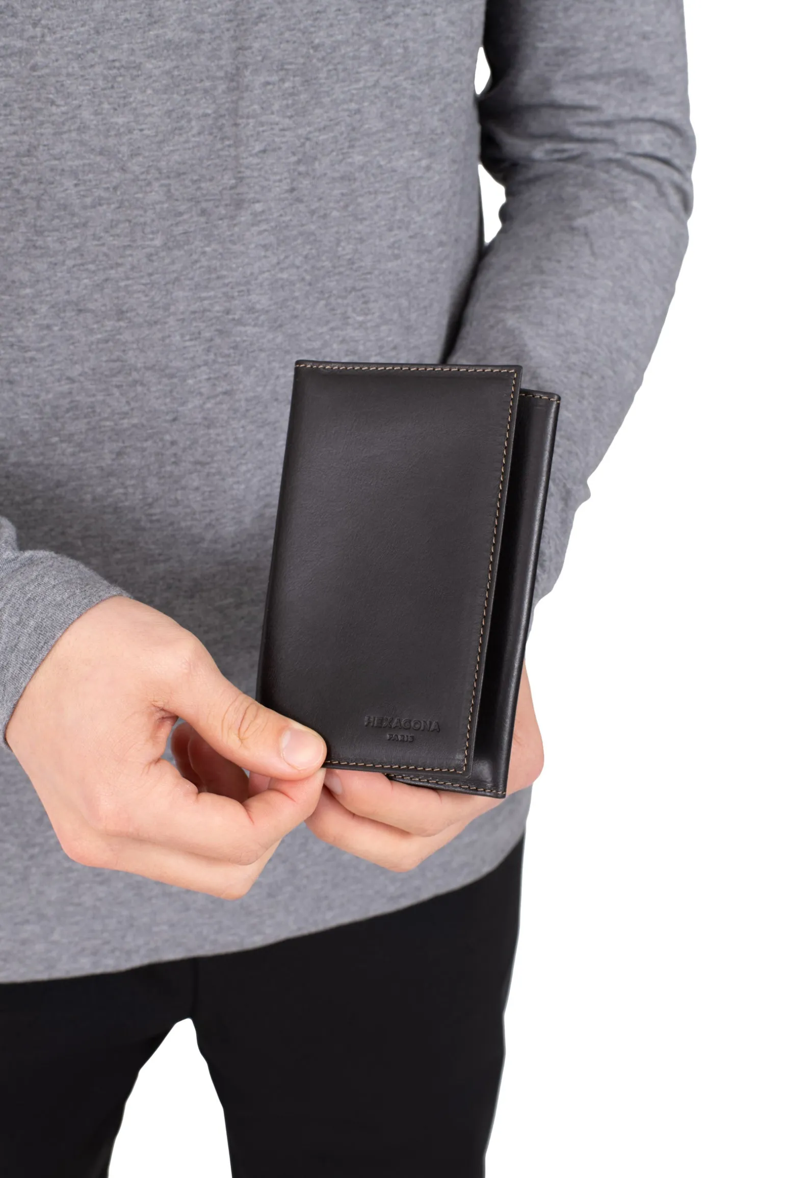 Porte-papiers - 2 volets - Cuir
