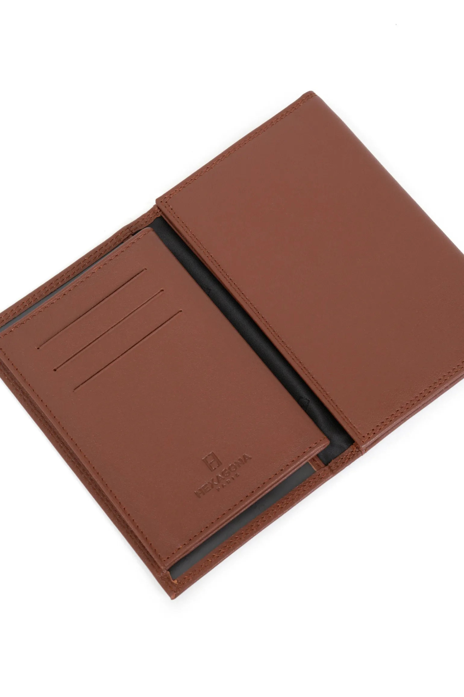 Porte-papiers - 3 volets - Stop RFID - Cuir