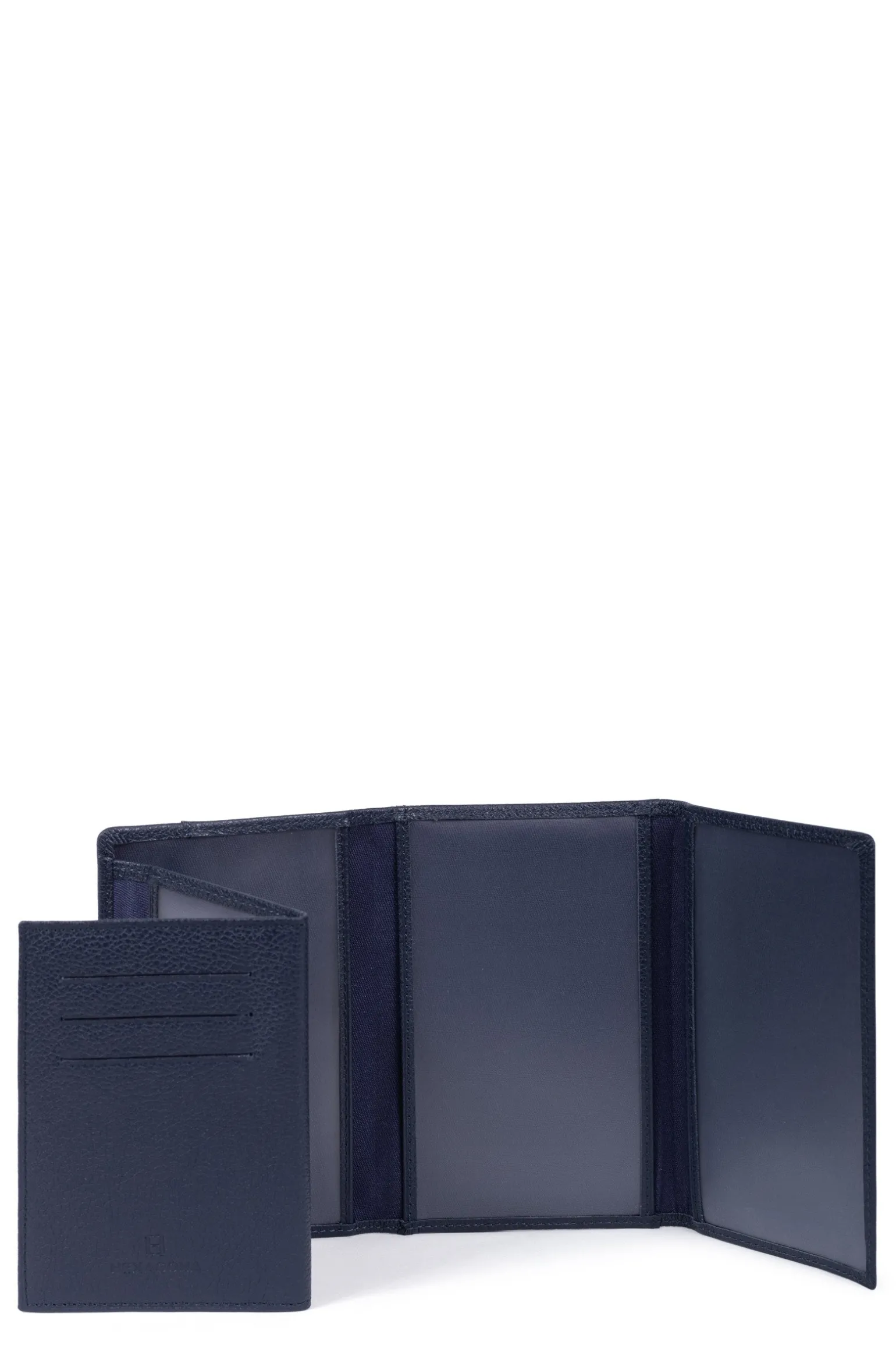 Porte-papiers - 3 volets - Stop RFID - Cuir