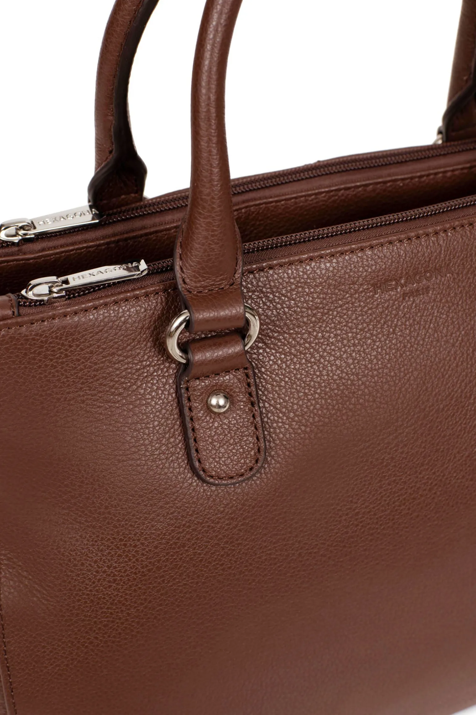 Sac porté main 2 poignées - A4 - Cuir