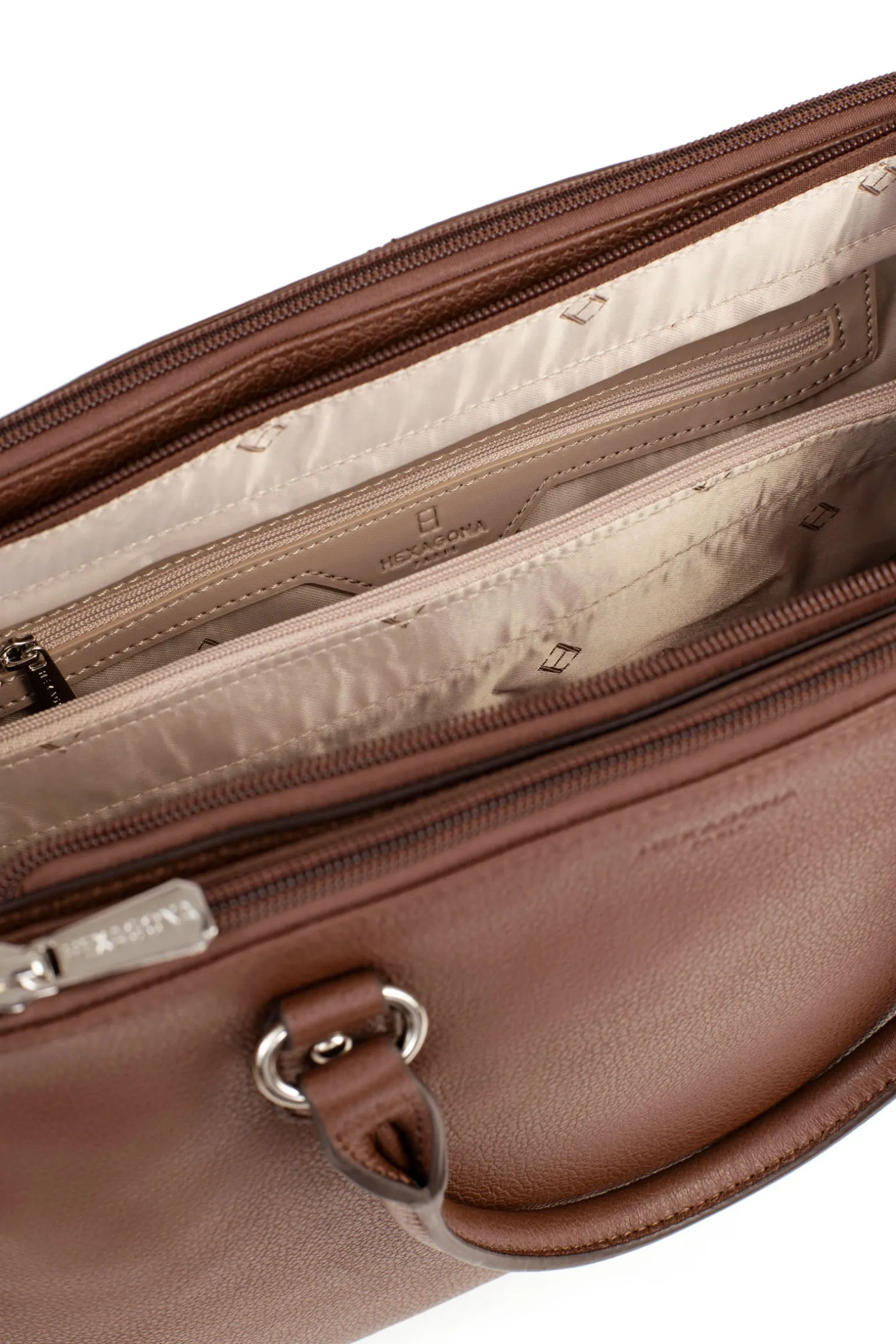 Sac porté main 2 poignées - A4 - Cuir