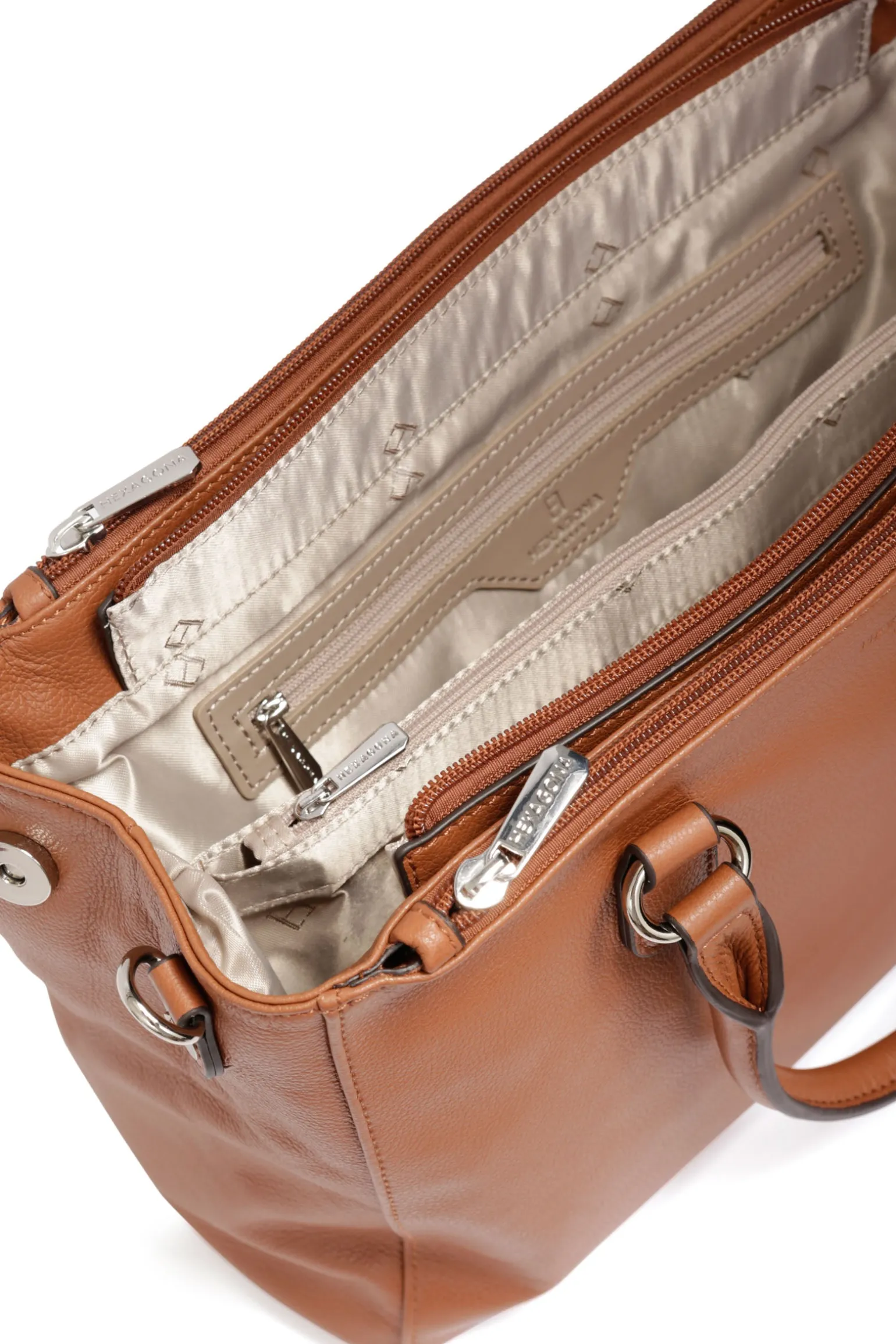 Sac porté main 2 poignées - A4 - Cuir