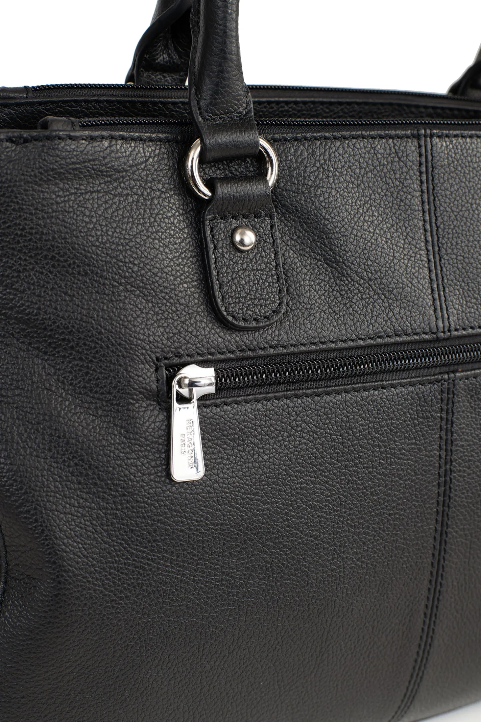 Sac porté main 2 poignées - A4 - Cuir