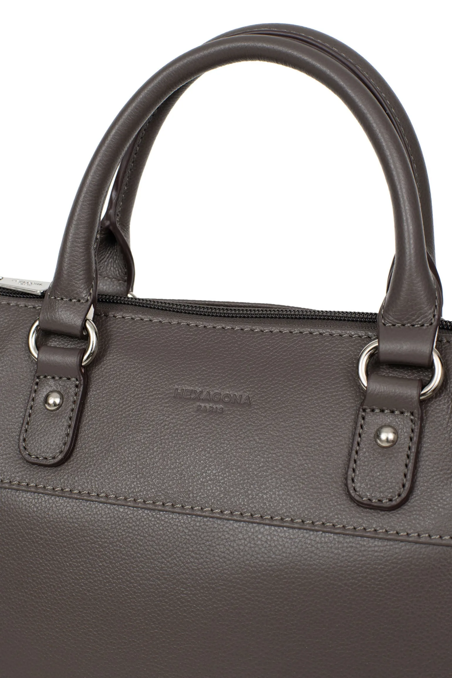 Sac porté main 2 poignées - Cuir