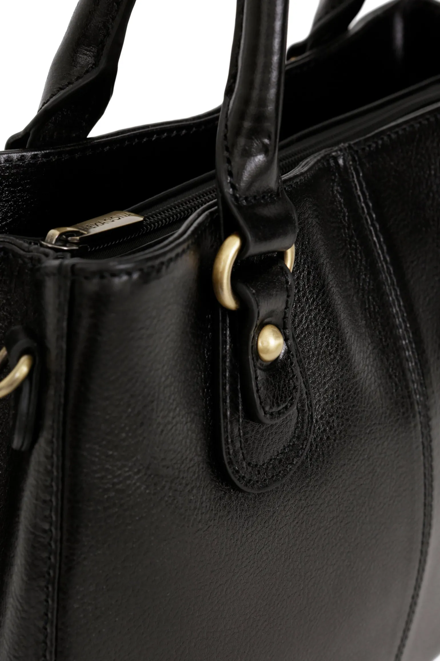 Sac porté main 2 poignées - Cuir