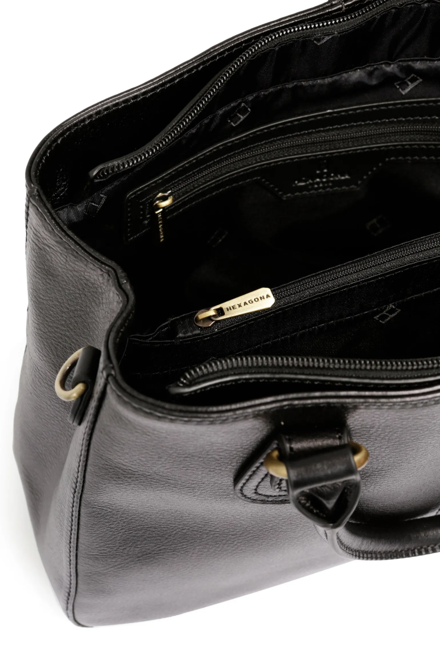 Sac porté main 2 poignées - Cuir