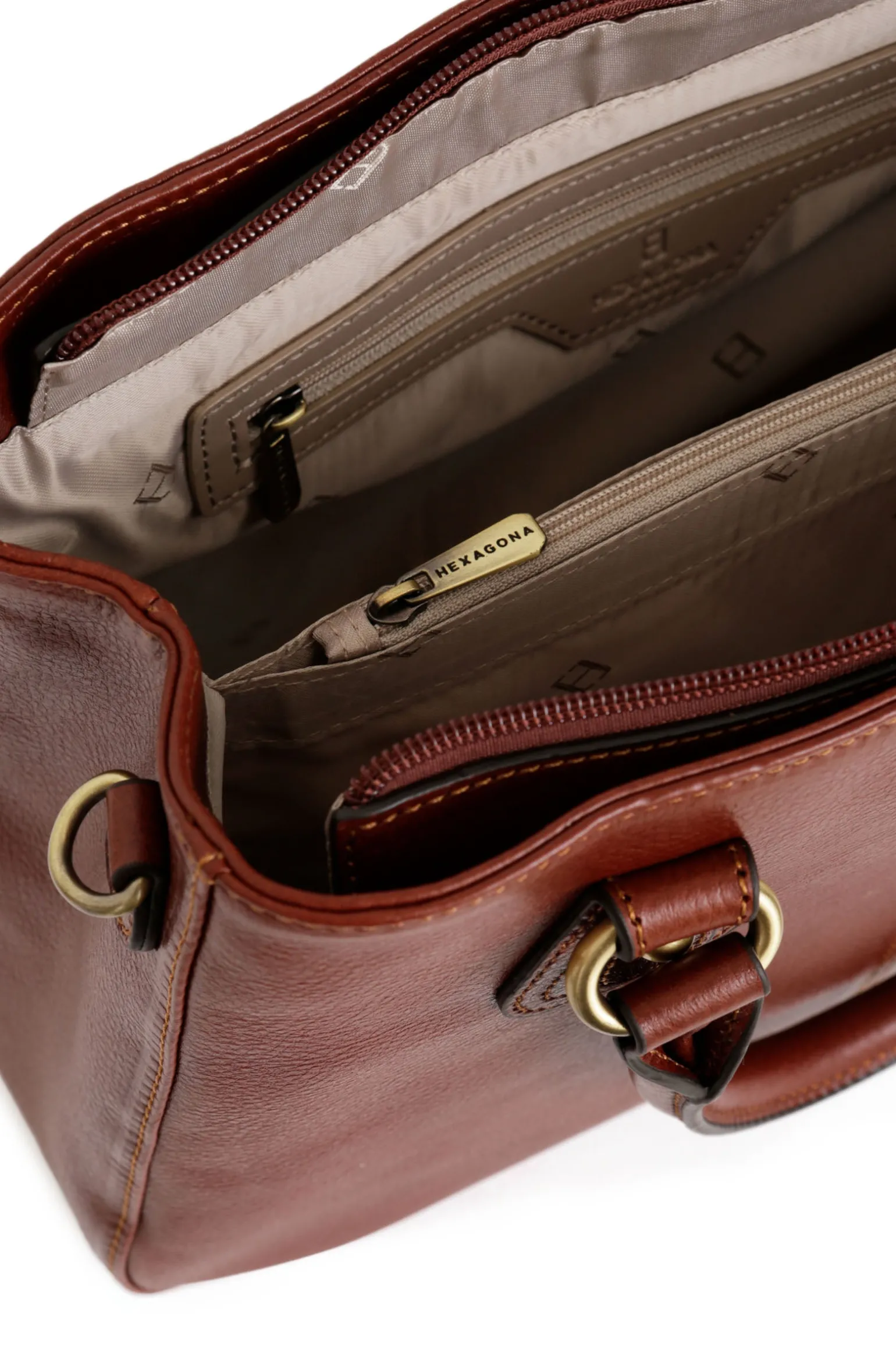 Sac porté main 2 poignées - Cuir