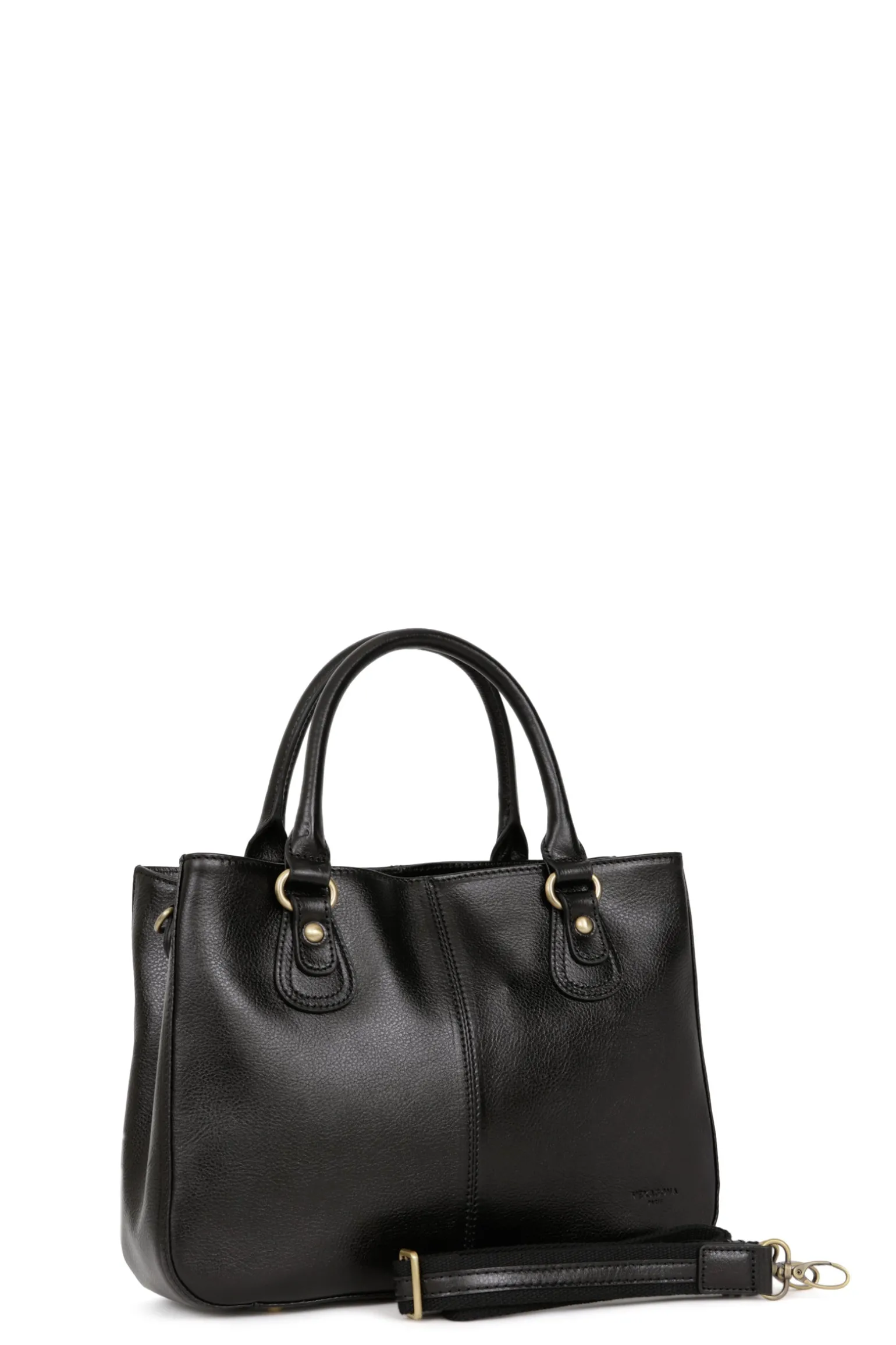 Sac porté main 2 poignées - Cuir
