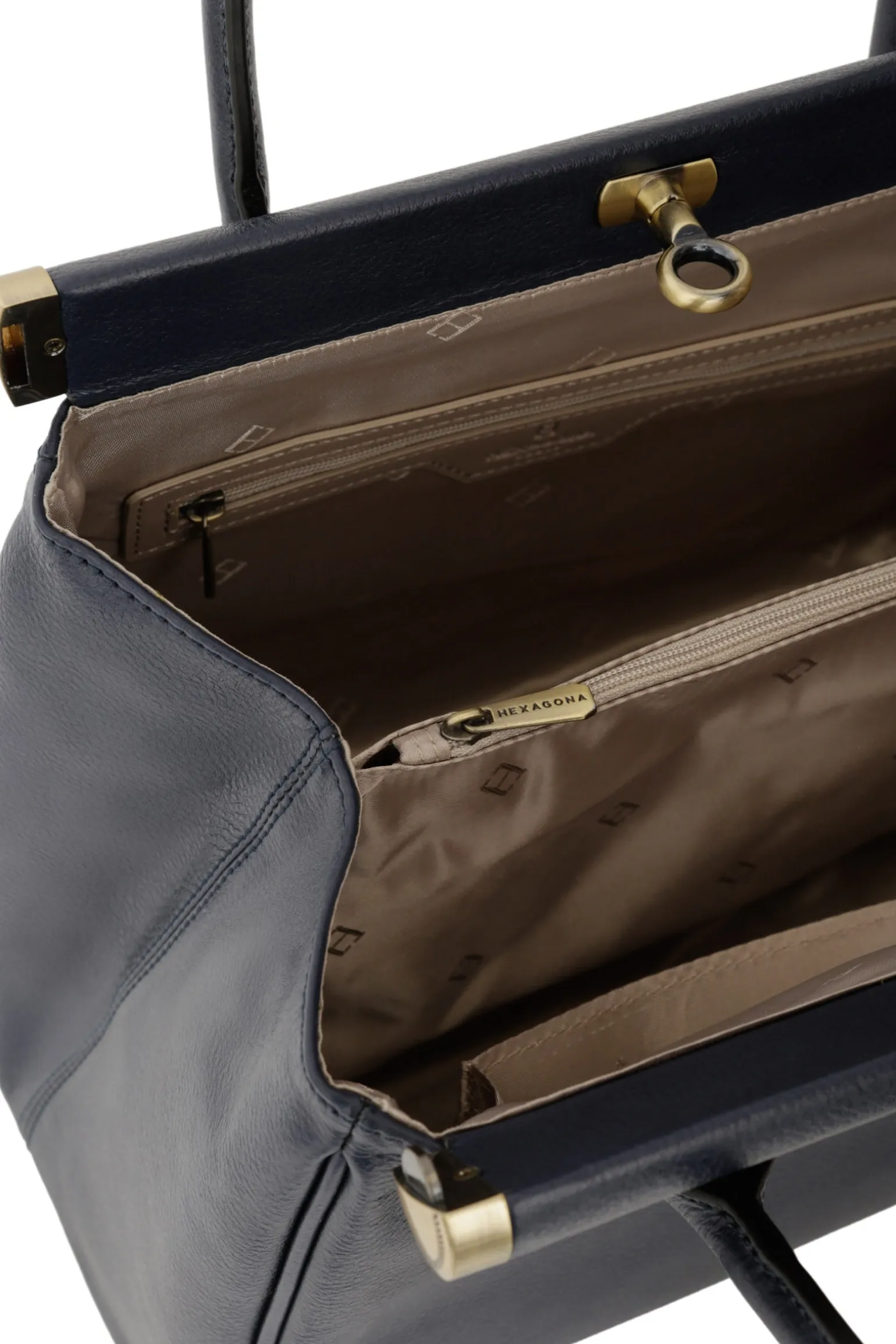 Sac porté main 2 poignées - Cuir