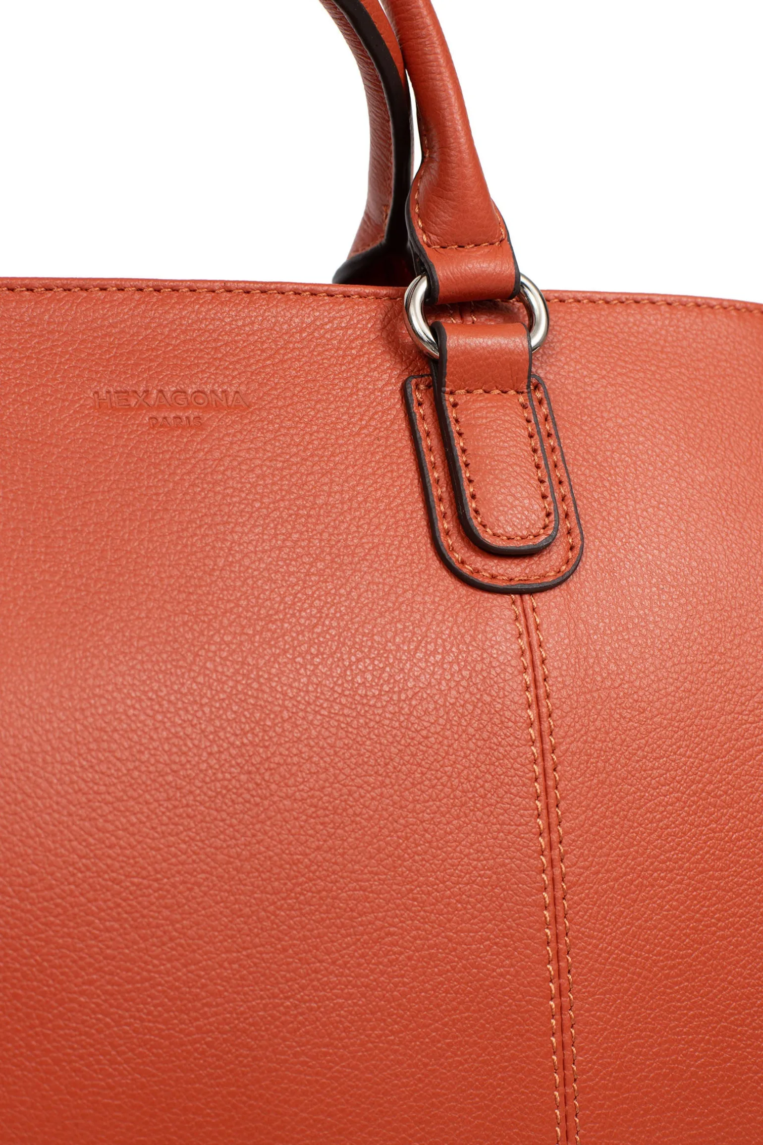 Sac porté main 2 poignées - Cuir