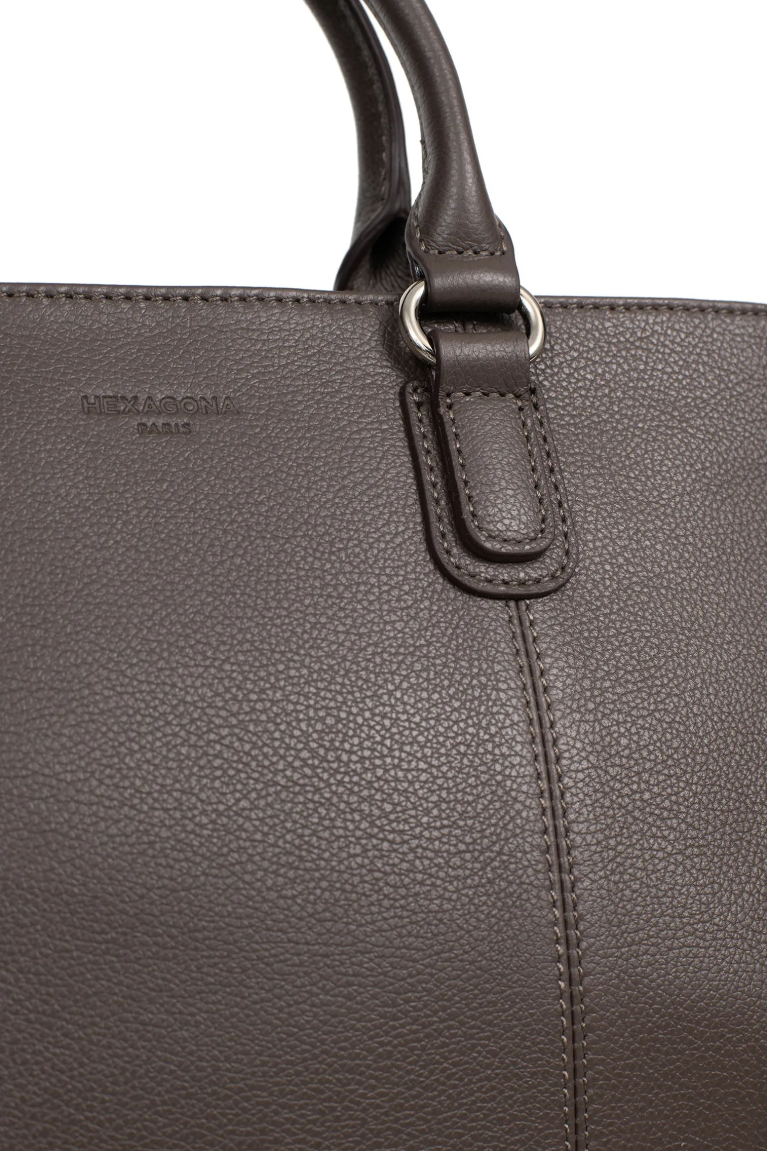Sac porté main 2 poignées - Cuir
