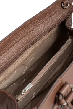 Sac porté main 2 poignées - Cuir