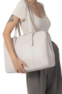 Sac porté épaule 2 anses - 15" & A4 - Cuir