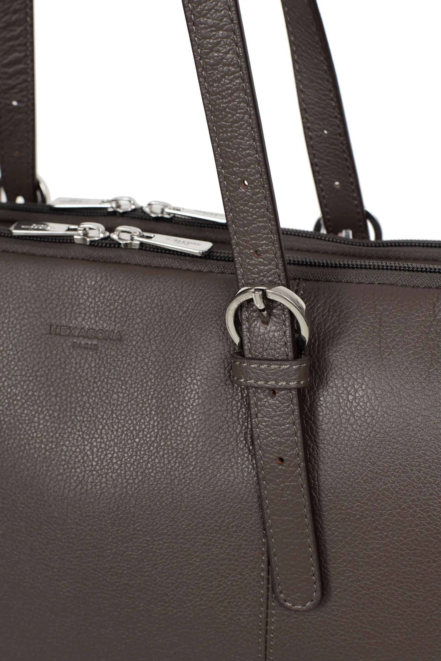 Sac porté épaule 2 anses - 15" & A4 - Cuir