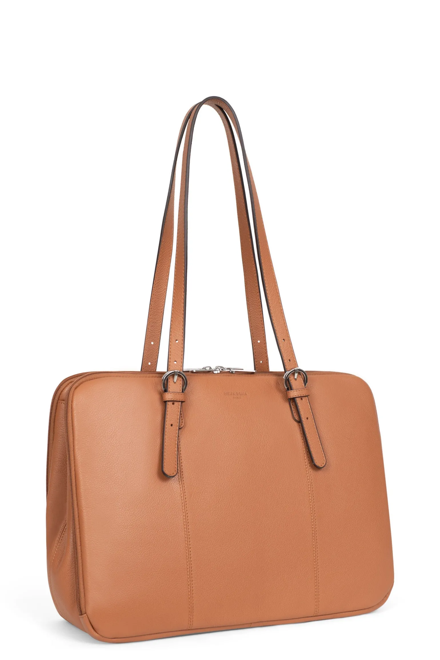 Sac porté épaule 2 anses - 15" & A4 - Cuir