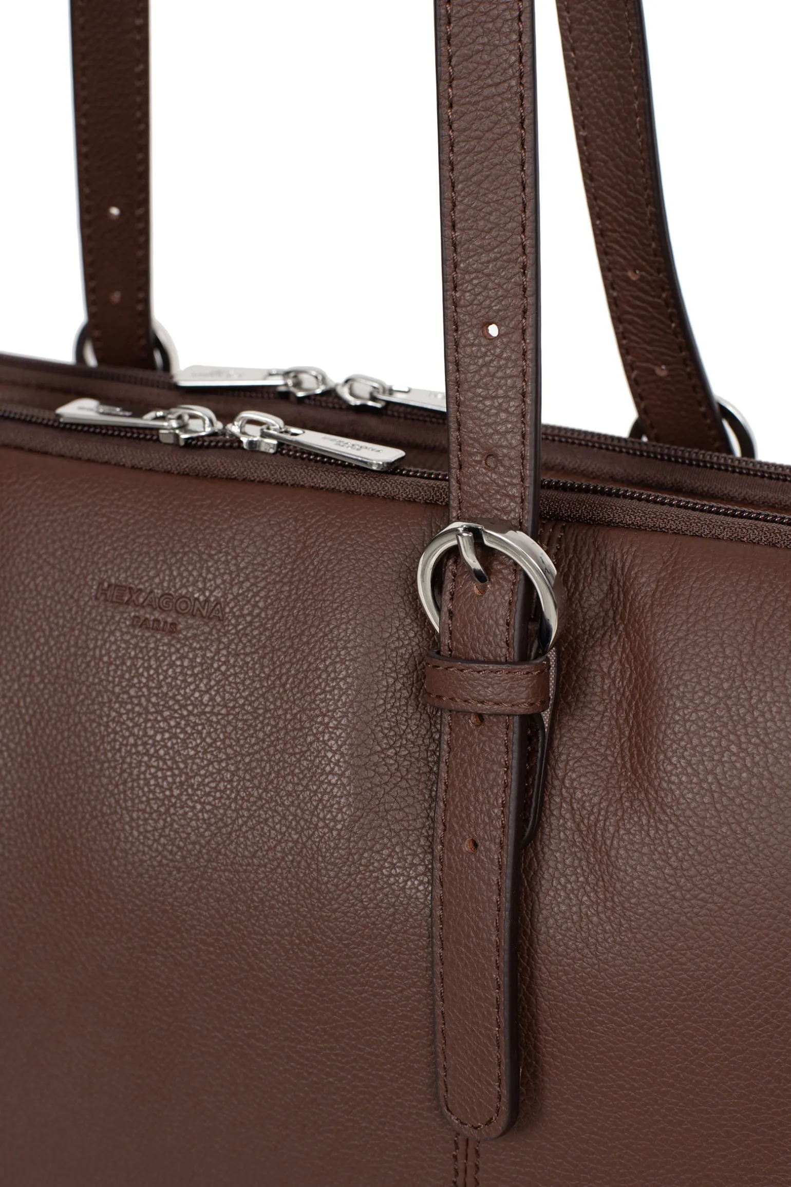Sac porté épaule 2 anses - 15" & A4 - Cuir
