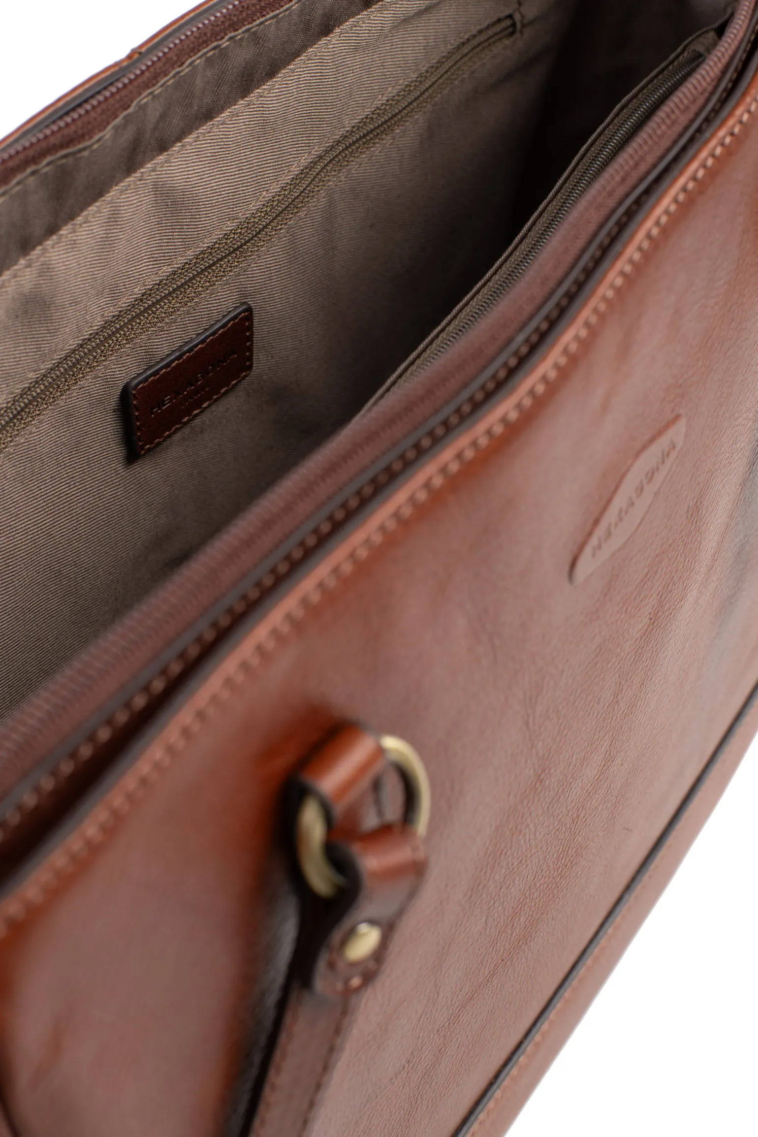Sac porté épaule 2 anses - A4 - Cuir