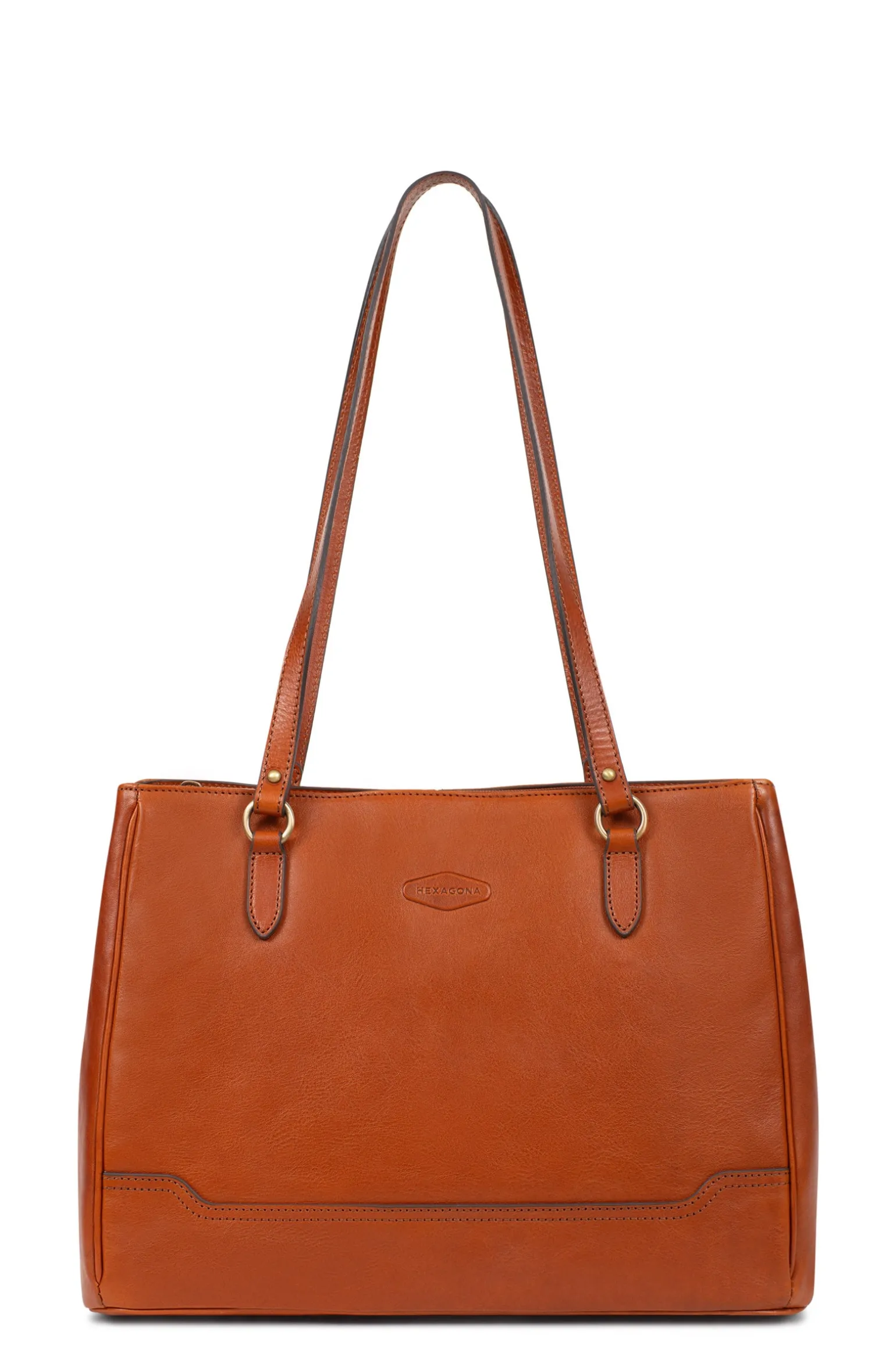 Sac porté épaule 2 anses - A4 - Cuir
