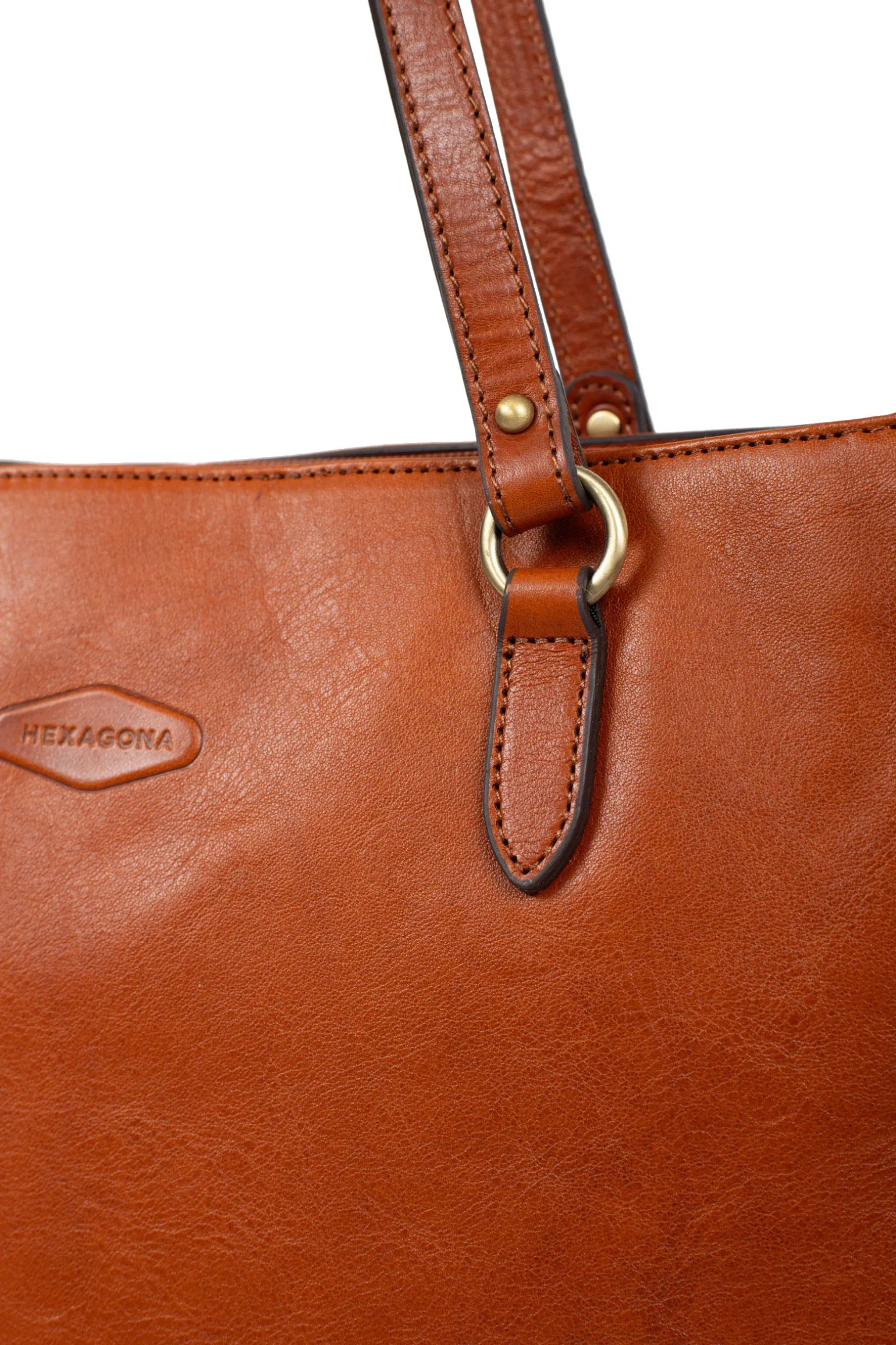 Sac porté épaule 2 anses - A4 - Cuir
