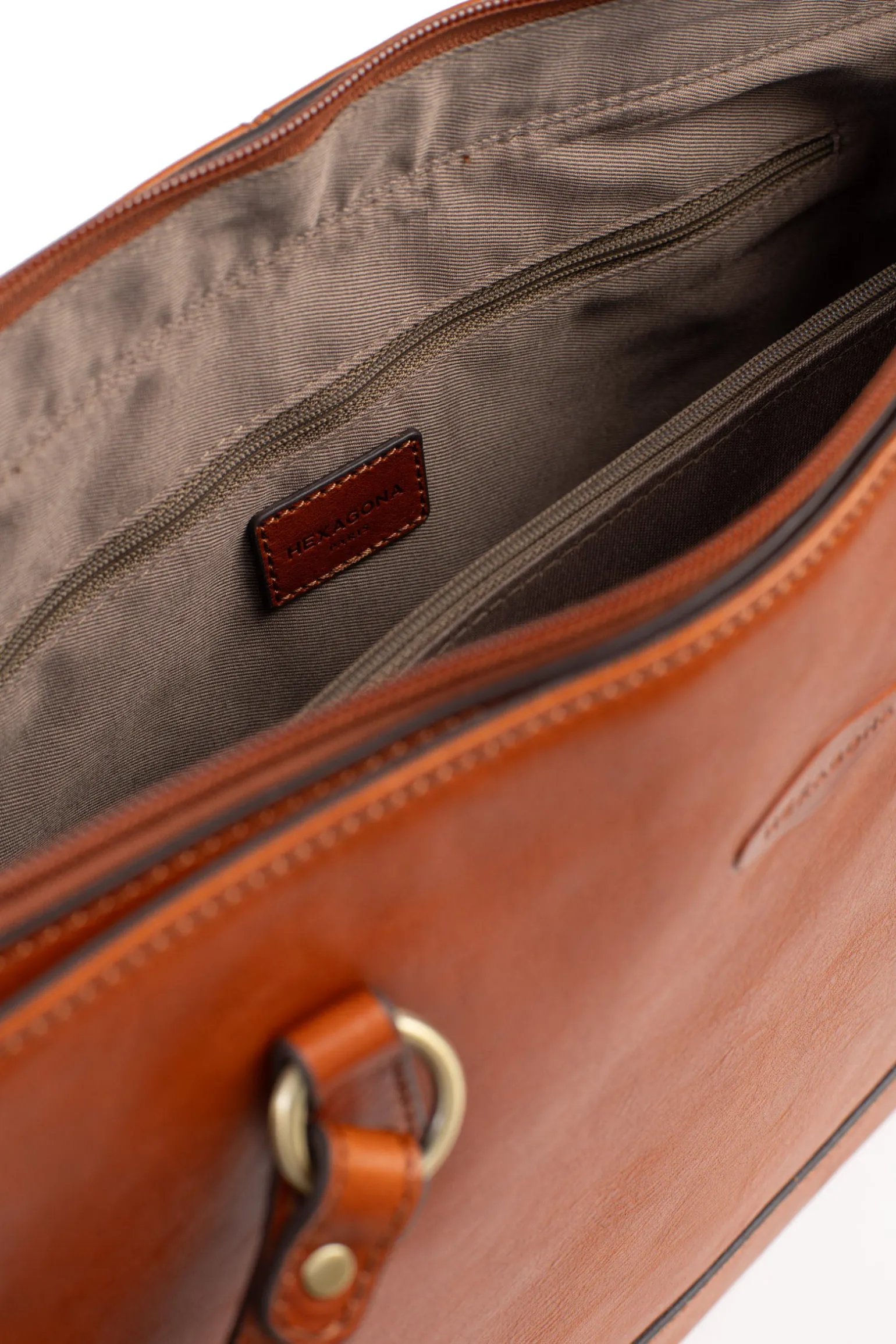 Sac porté épaule 2 anses - A4 - Cuir
