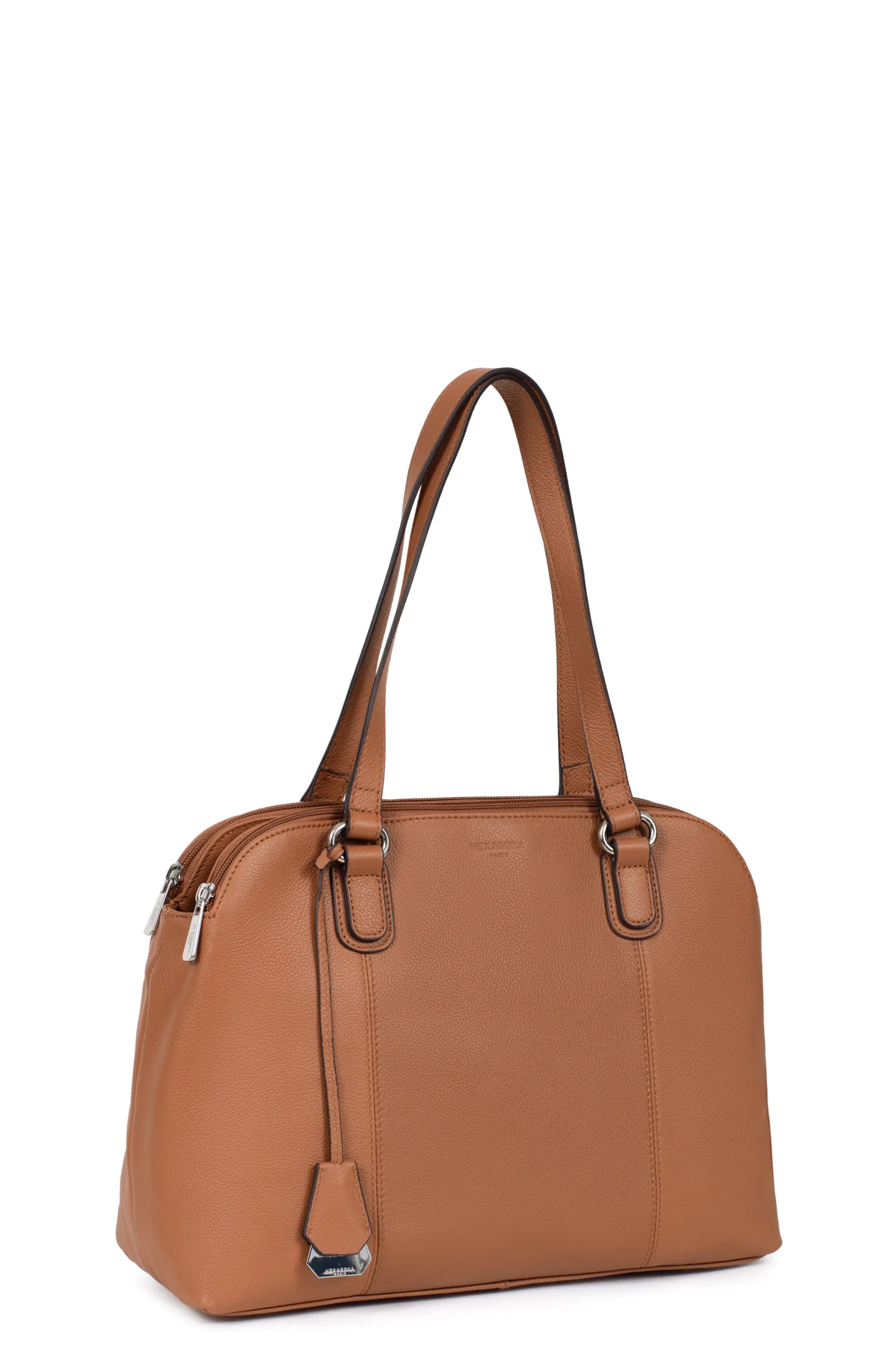 Sac porté épaule 2 anses - A4 - Cuir
