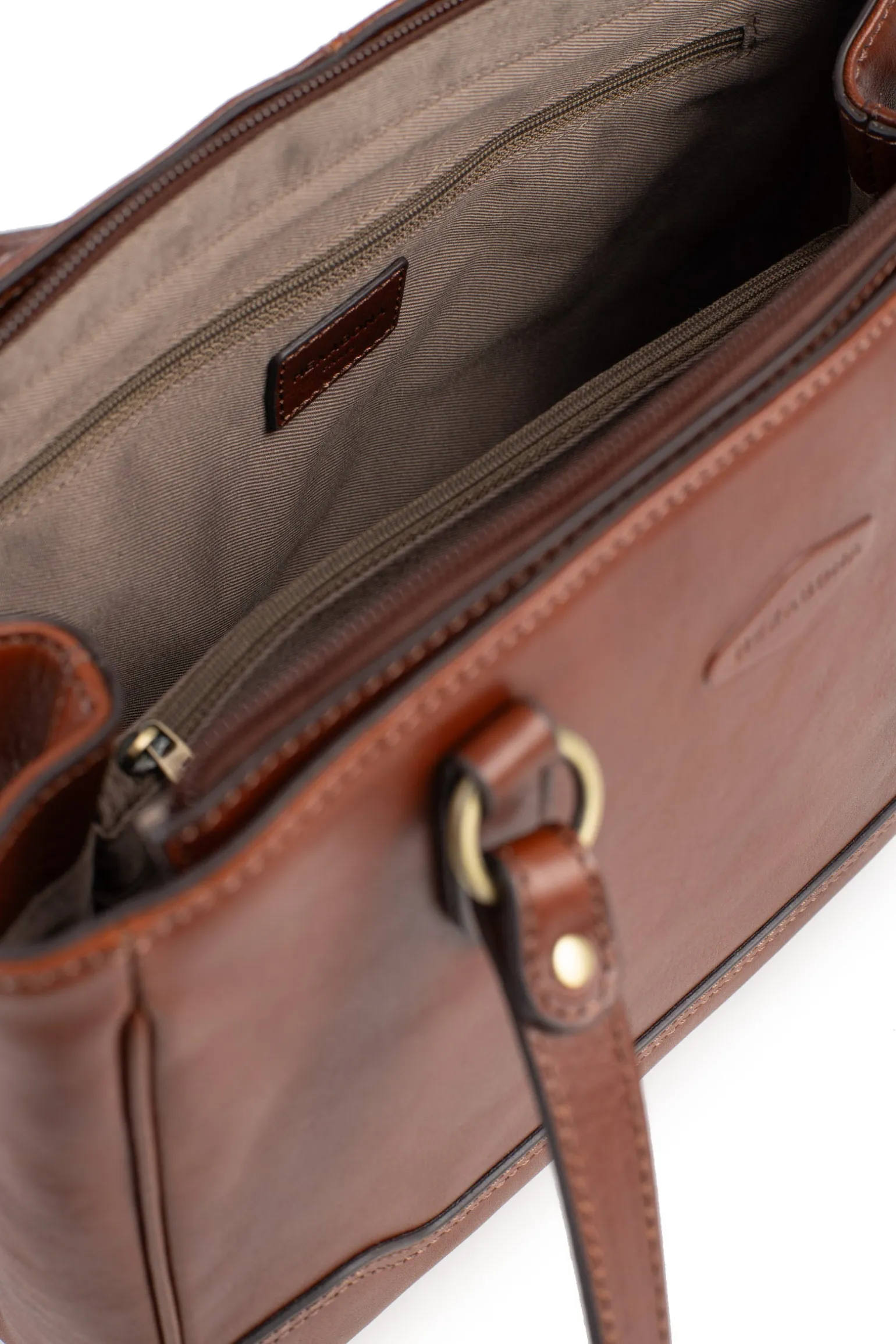Sac porté épaule 2 anses - Cuir