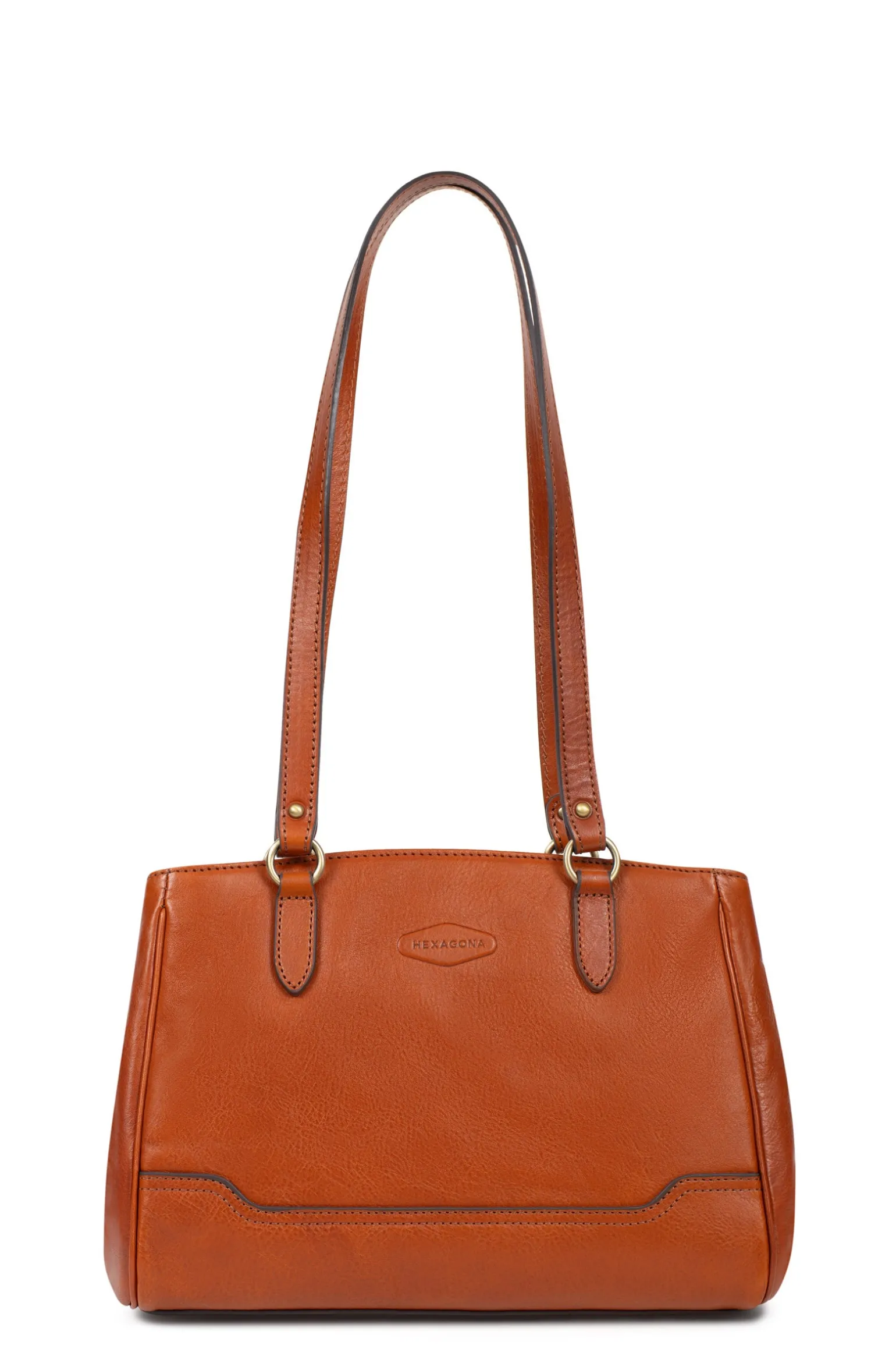 Sac porté épaule 2 anses - Cuir