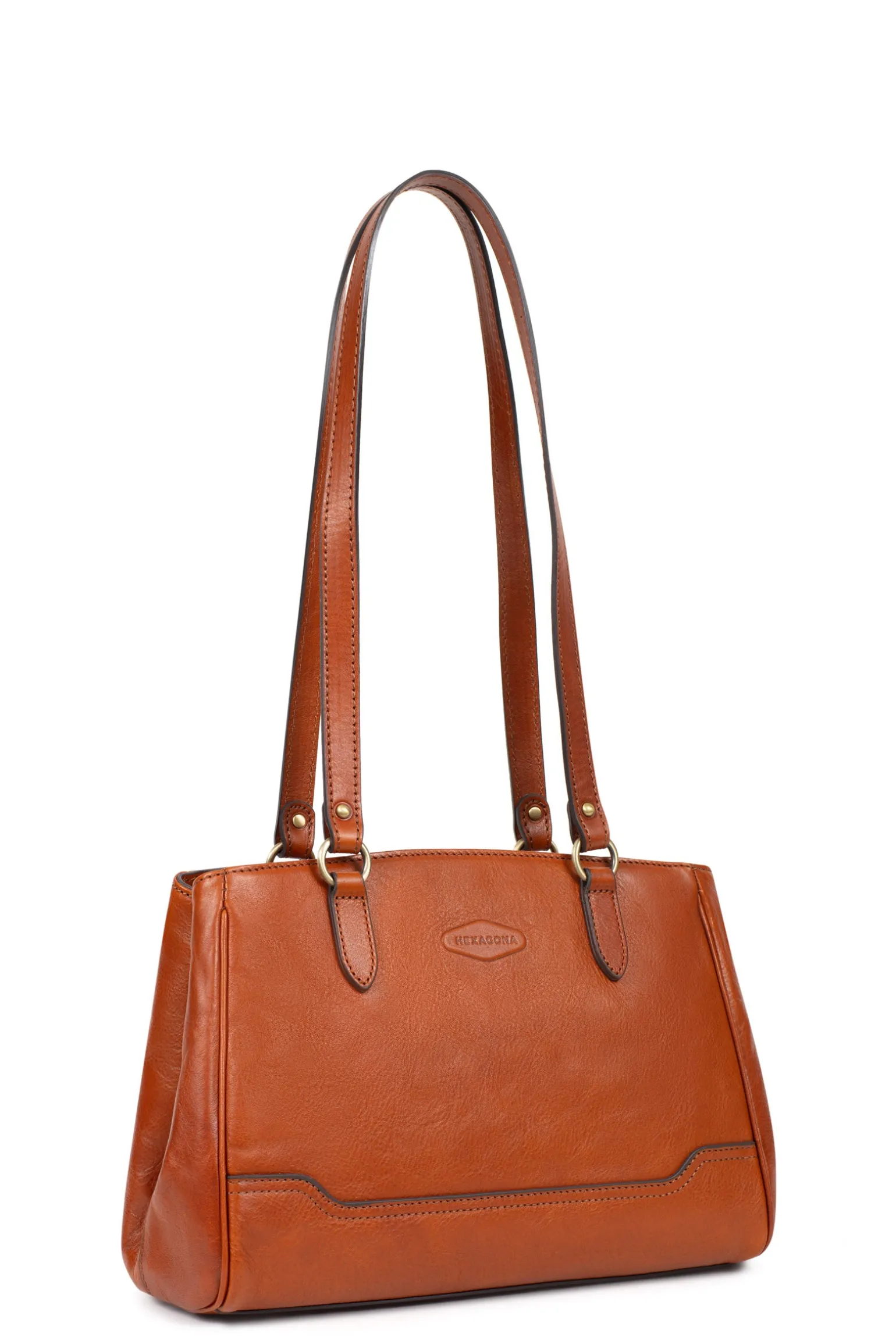 Sac porté épaule 2 anses - Cuir