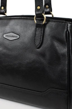 Sac porté épaule 2 anses - Cuir