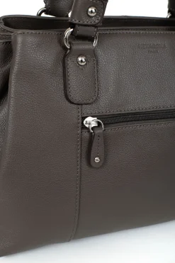 Sac porté épaule 2 anses - Cuir