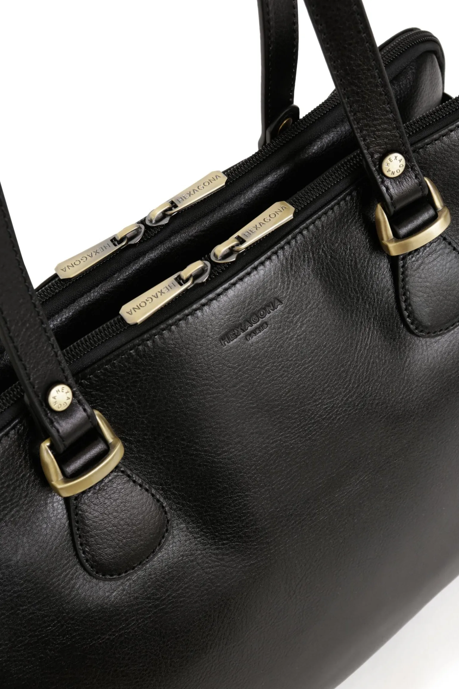 Sac porté épaule 2 anses - Tablette & A4 - Cuir