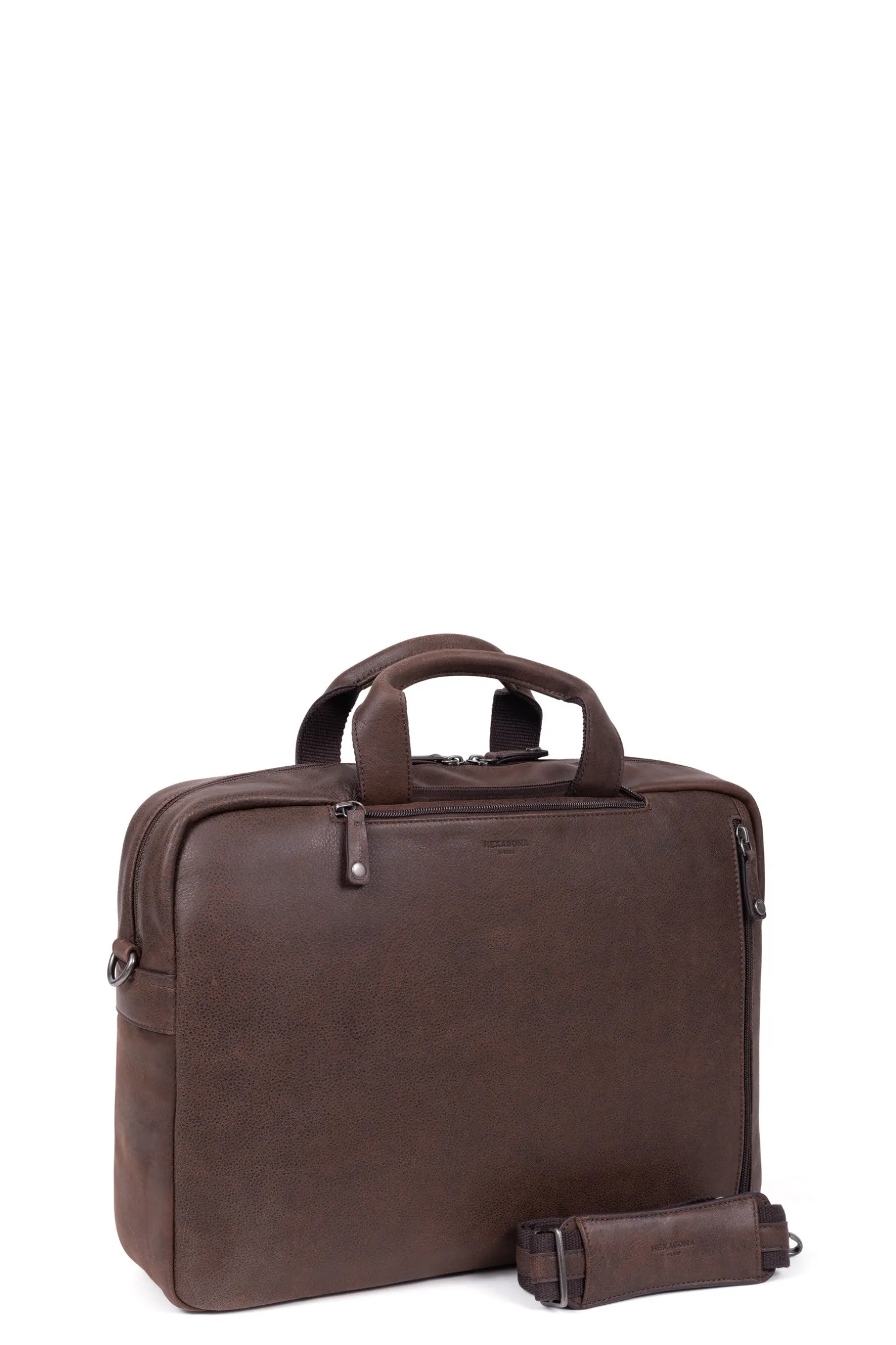 Sac transformable - 15" & A4 - Cuir