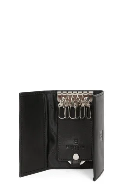 Étui porte-clés - 2 volets - Cuir